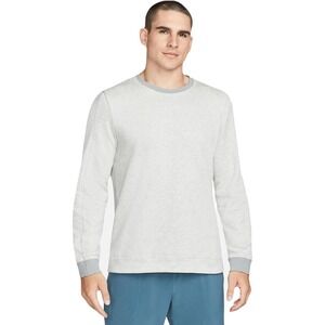 Nike Yoga Dri‎ FIT sweatshirt Crew neck Gray Size XXL 2XL New